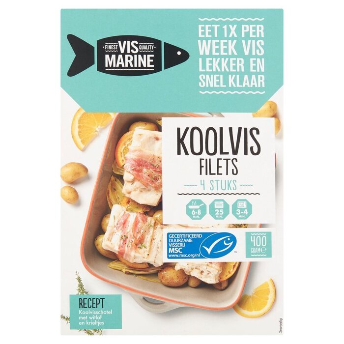 Vismarine Koolvisfilet (400g)