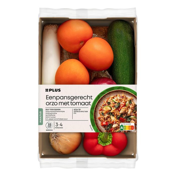 PLUS Verspakket eenpansgerecht orzo (Doos, 1.2kg)
