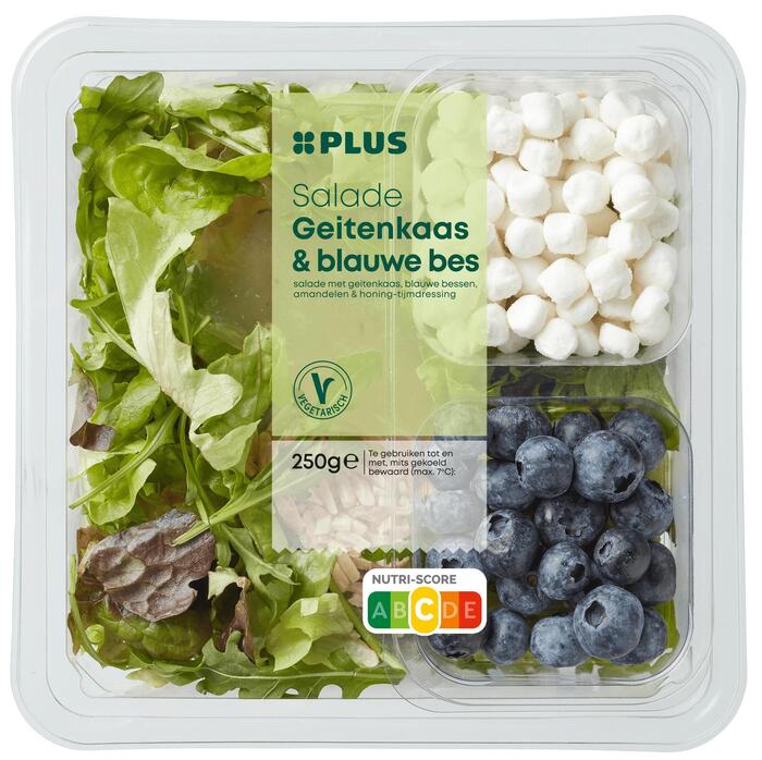 PLUS Salade geitenkaas blauwe bes (Bakje, 250g)