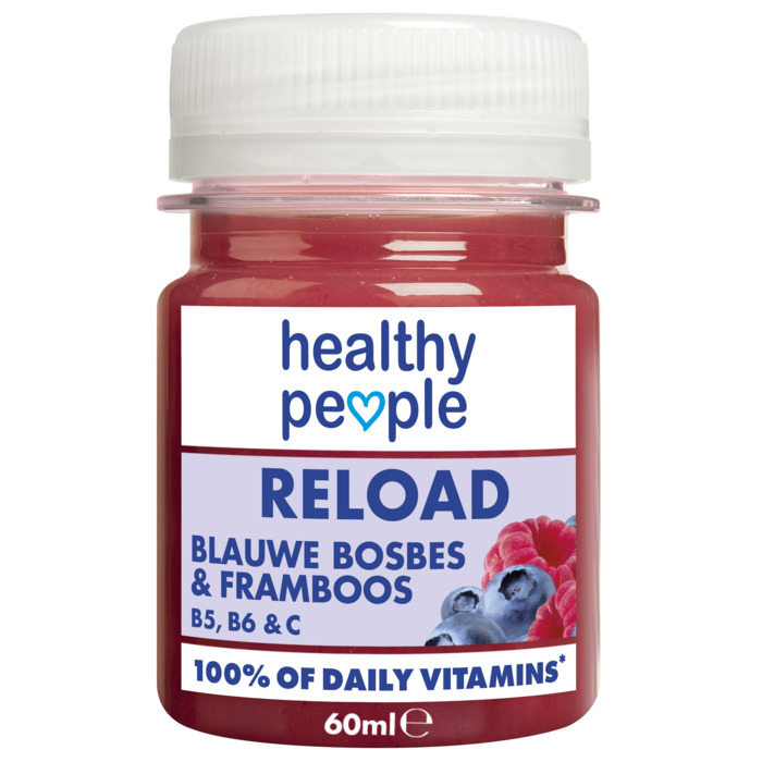 Healthy People Reload Blauwe Bosbes & Framboos 60 ml (60ml)