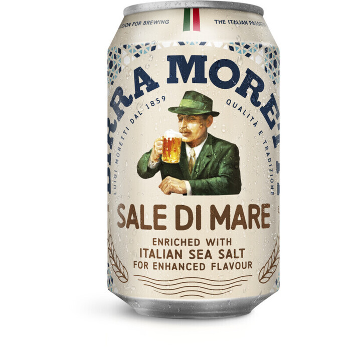 Birra Moretti Sale di Mare Bier Blik 330 ml (33cl)