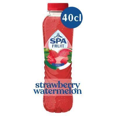 SPA FRUIT Niet-Bruisende Fruitige Frisdrank Strawberry Watermelon 40 cl (Fles, 40cl)