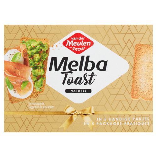 Van der Meulen Melba Toast Naturel 100 g (100g)