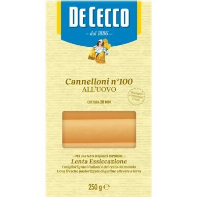 De Cecco Cannelloni all'uovo n° 100 (250g)