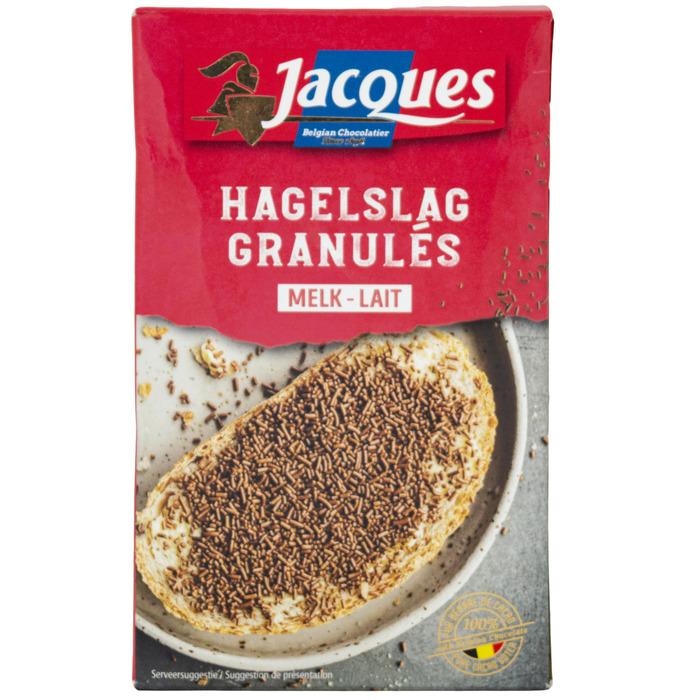 Jacques Hagelslag melk 200g UTZ (200g)