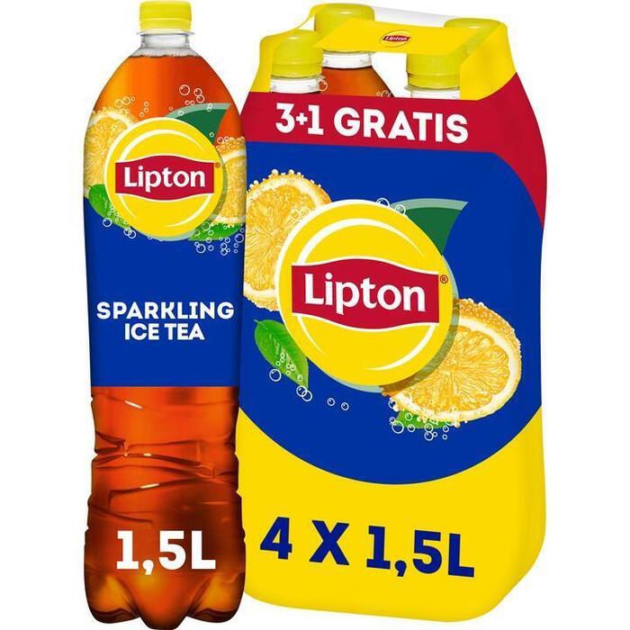 Lipton Ice Tea Sparkling Original 3 + 1 x 1, 5l (4 × 1.5L)