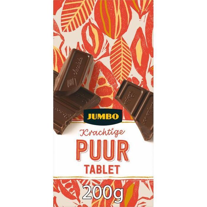 Jumbo Puur Chocolade Reep 200 g (200g)