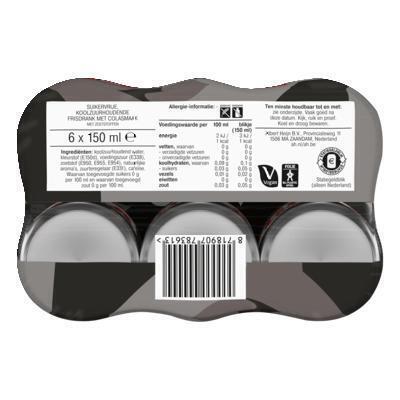AH Cola zero mini 6-pack (6 × 150ml)