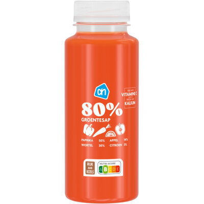 AH 80% Groentesap paprika wortel (250ml)
