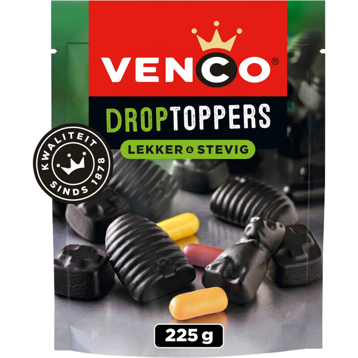 Venco Droptoppers Lekker & Stevig 225 g (225g)