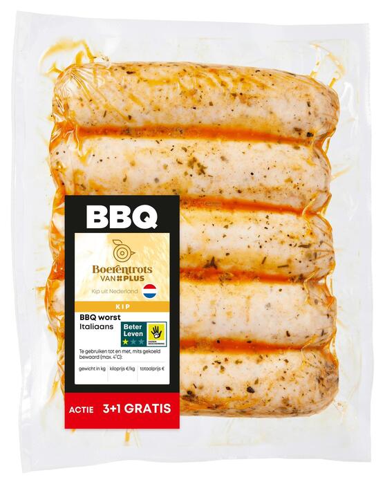 BBQ worst Italiaans (Zak, 5 × 65g)