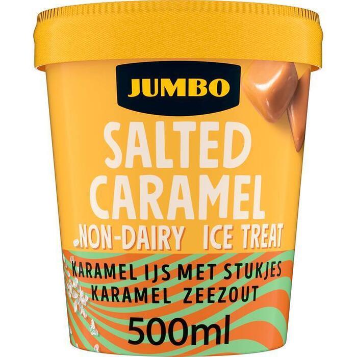 Jumbo Karamelijs met Stukjes Karamel Zeezout 325g (325g)