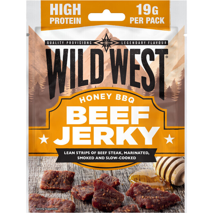 Wild West Beef jerky honey BBQ (60g)