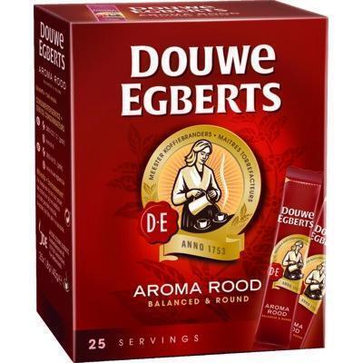 Douwe Egberts Rood oploskoffie (25 × 1.8g)