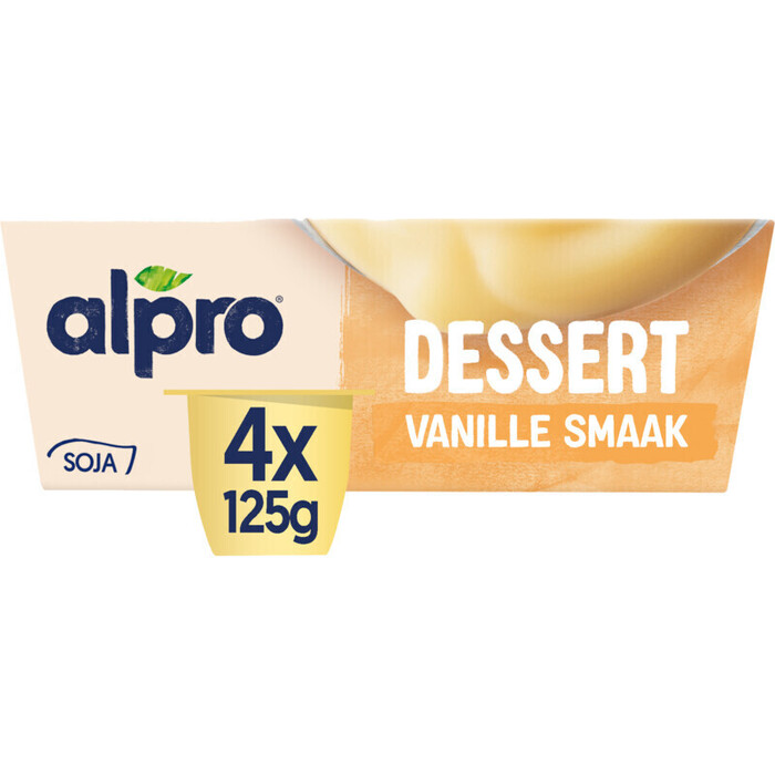 Dessert vanille 4 x 125 gram (4 × 125g)