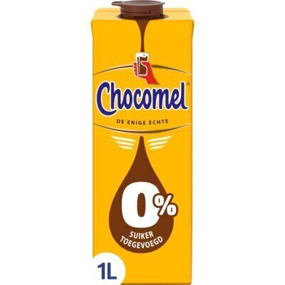 Chocolademelk 0% (drankkarton, 1L)