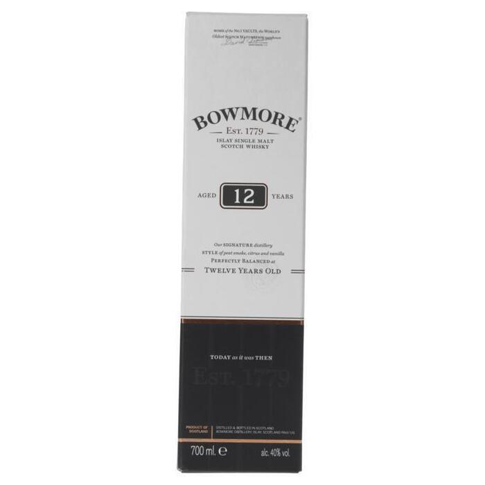 Bowmore Islay single malt Scotch whisky 12 years (rol, 0.7L)