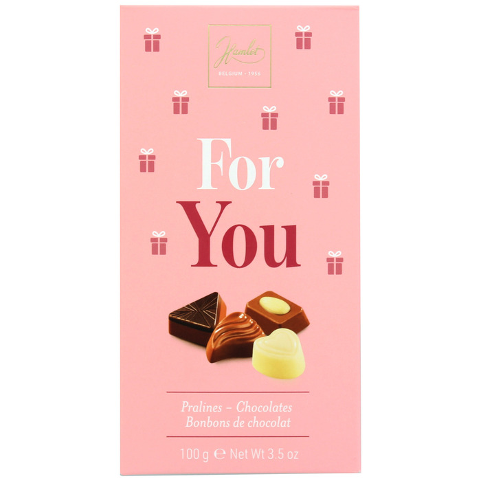 Hamlet Belgian Chocolate Pralines For You 100g (10 × 10g)