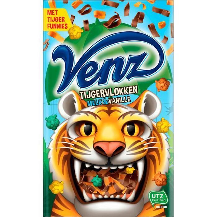 Venz Rimboe tijger vlokken melk/vanille 200 g (200g)