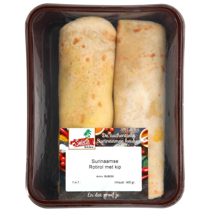 Surinaamse rotirol met kip (400g)