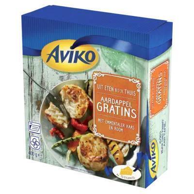 Aviko Aardappel Gratins met Emmentaler Kaas en Room 4 stuks (400 g) (400g)