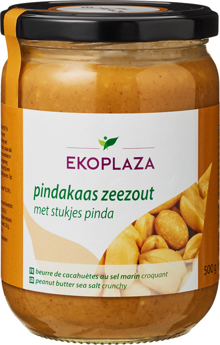 Pindakaas met zee zout ongezoet (500g)