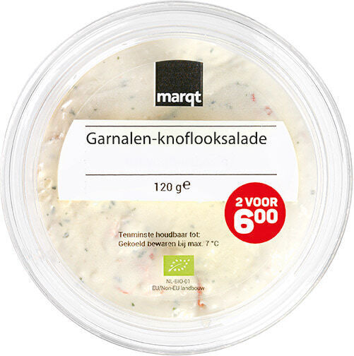 Garnalen-knoflooksalade (120g)