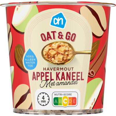 AH Oat & go appel kaneel havermout (65g)