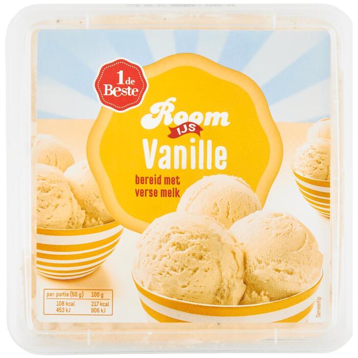 1 de Beste Roomijs vanille (1L)