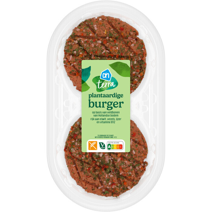 AH Terra Plantaardige burger veldboon (180g)