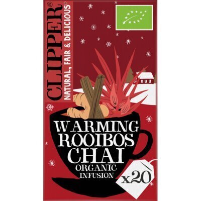 Clipper Warming Rooibos Chai Organic Infusion 20 Stuks 35 g (20 × 1.75g)