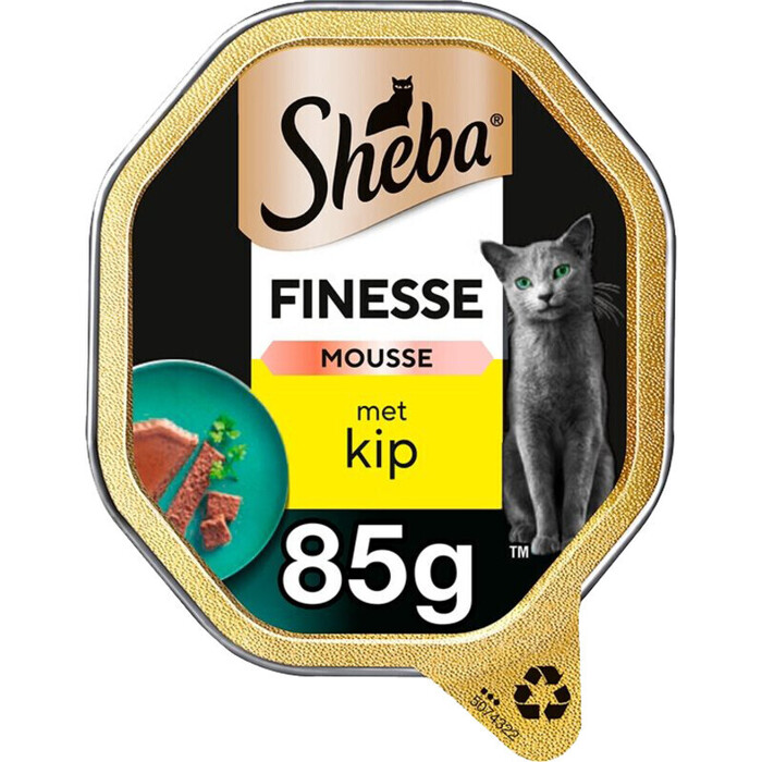 Sheba Finesse Mousse Kip Kattenvoer 85 g (85g)