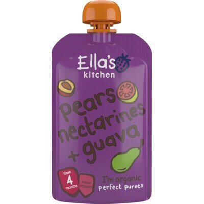 Ella's Kitchen Pears Nectarines + Guava from 4 Months 120 g (120g)