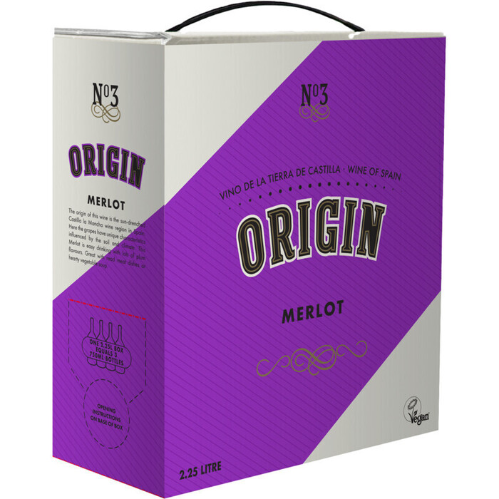 Origin Merlot wijntap (2.25L)