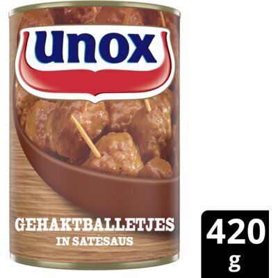 Unox Gehaktballetjes in Satésaus 420g (420g)