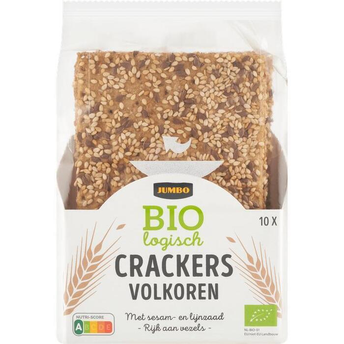 Jumbo Biologisch Crackers Volkoren 10 Stuks (200g)