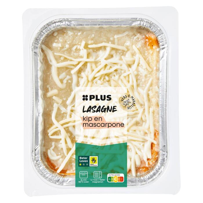 PLUS Lasagne kip mascarpone (Bakje, 400g)