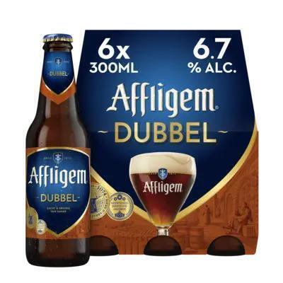 Affligem Dubbel speciaal bier (6 × 30cl)