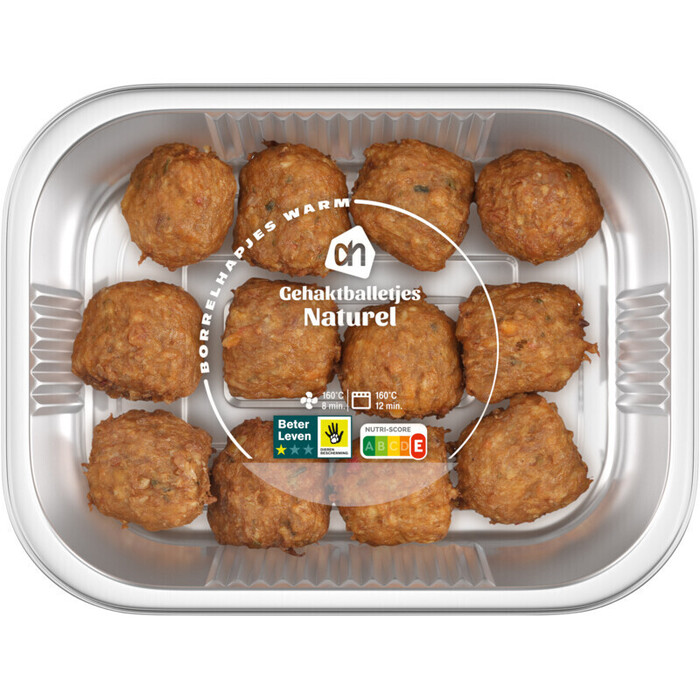 AH Gehaktballetjes naturel (210g)