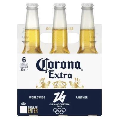 Corona Extra mono fles 12x0.33L (glazen fles, 6 × 33cl)