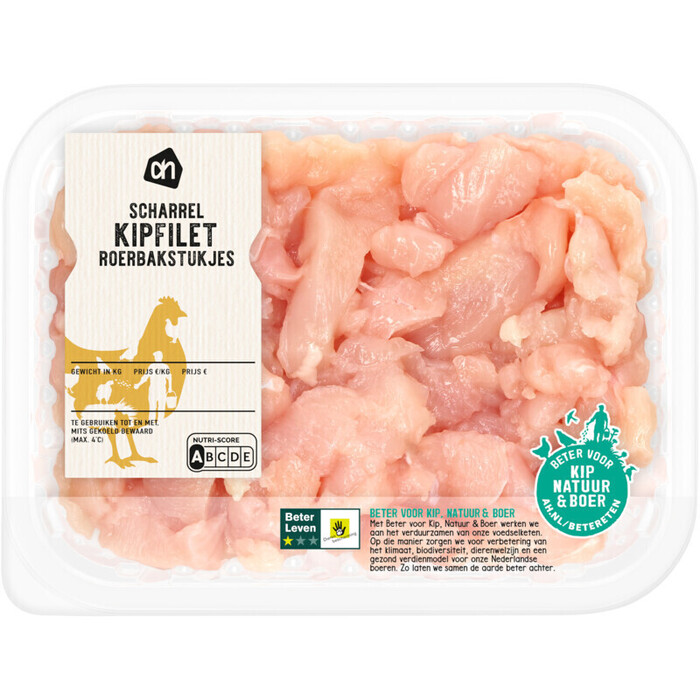 AH Scharrel kipfilet roerbakstukjes (300g)