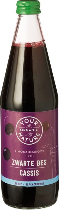 Limonadesiroop zwarte bes (0.5L)