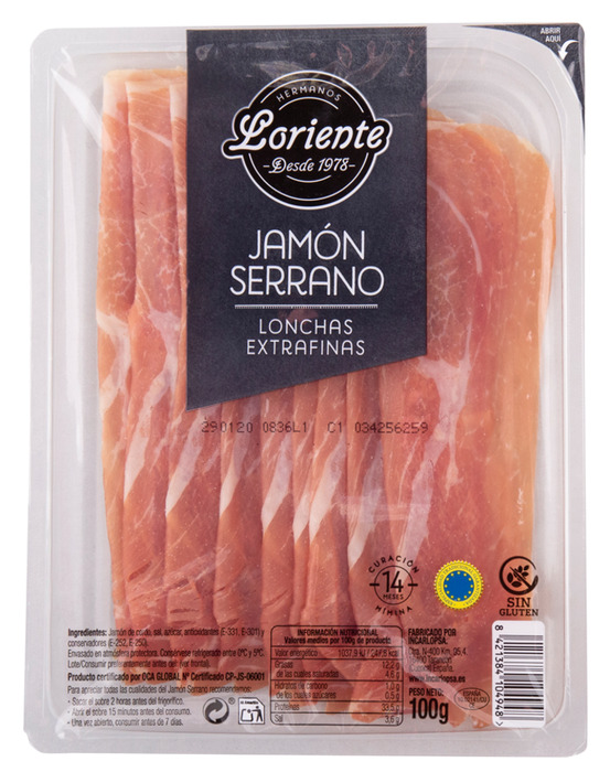 AH Jamón serrano (100g)