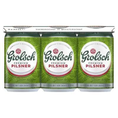 Grolsch Pilsener (Blik, 6 × 33cl)