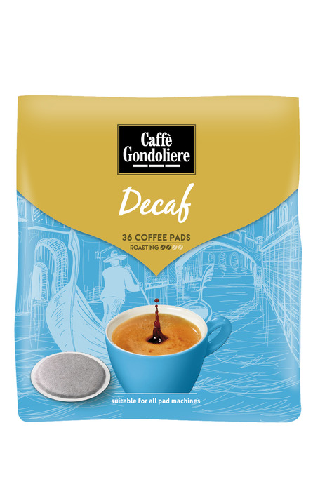 Caffe Gondoliere Decaf pads (36 × 6.94g)