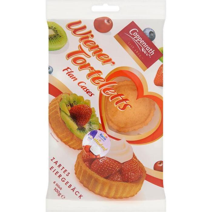 Coppenrath Wiener Torteletts Flan Cases 6 Stuks 100g (100g)