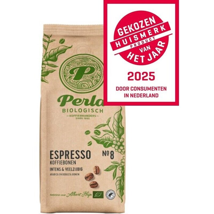 Perla Biologisch Espresso bonen (500g)