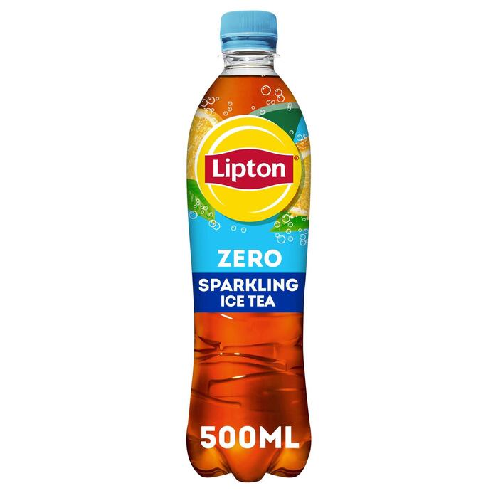 Lipton Ice Tea Sparkling Zero Sugar 500 ml (Fles, 0.5L)