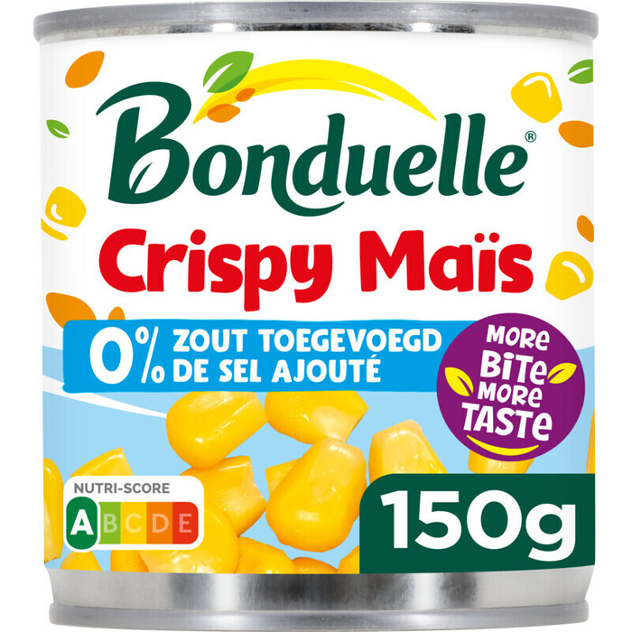 Bonduelle Crispy mais 0% zout (Blik, 150g)