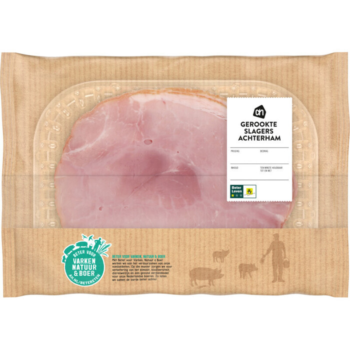 AH Gerookte slagersachterham (110g)